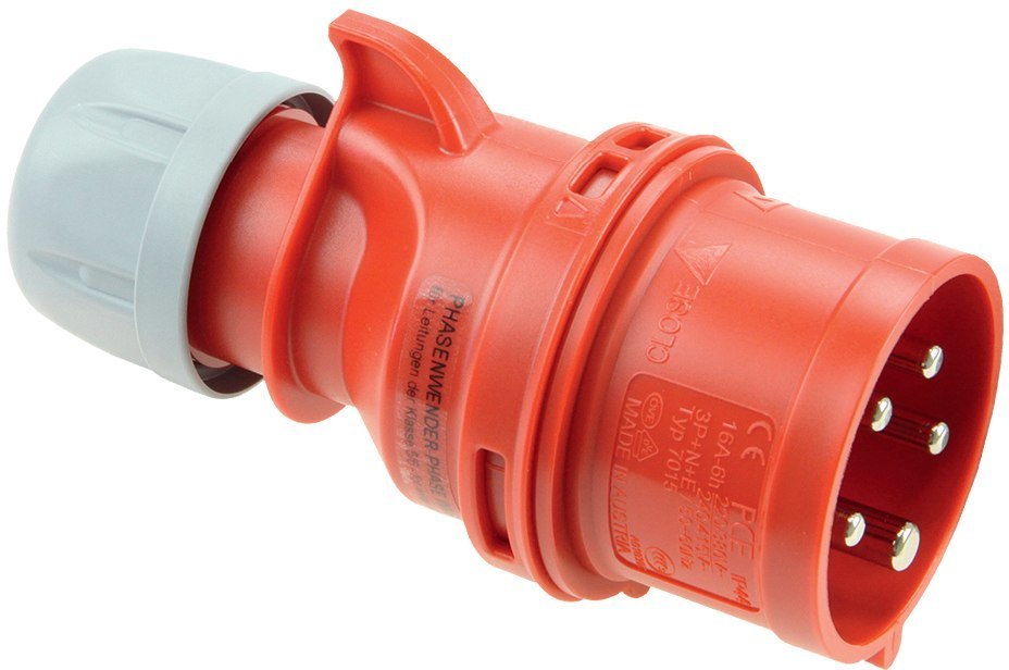 PCE CEE Phasenwender Stecker 400V Produktbild img1 L