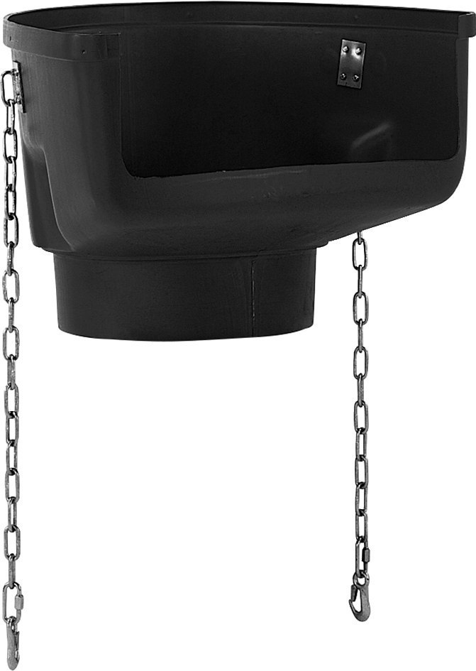müba Kunststoff - Trichter schwarz mit 2 Ketten Produktbild img2 L
