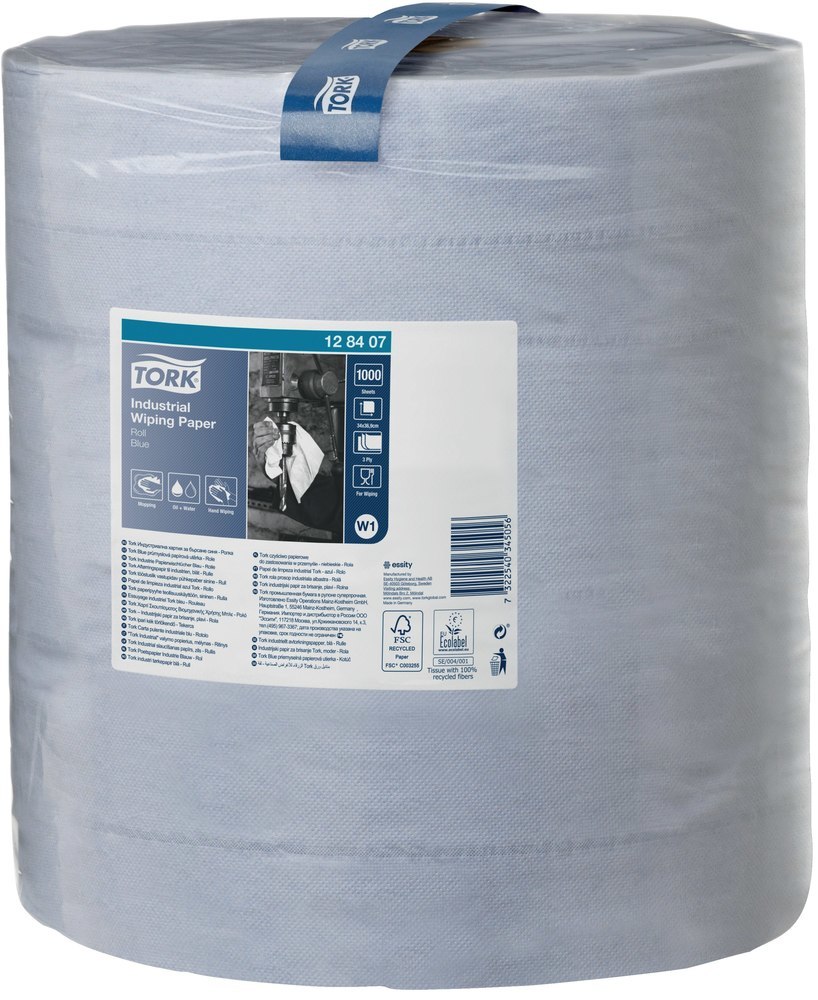 TORK Tork Univ. Wischtuch 330 blau 3lag. 37x34cm 1000Bl Produktbild img1 L