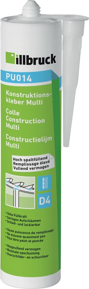 illbruck Polyurethan -Konstruktionskleber Multi PU014 beige lösemittelfrei 310ml Kart. Produktbild img1 L