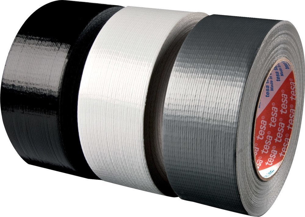 tesa Duct tape 74613 mattsilber 50m x 50mm mit PET-Gewebeträger Produktbild img1 L