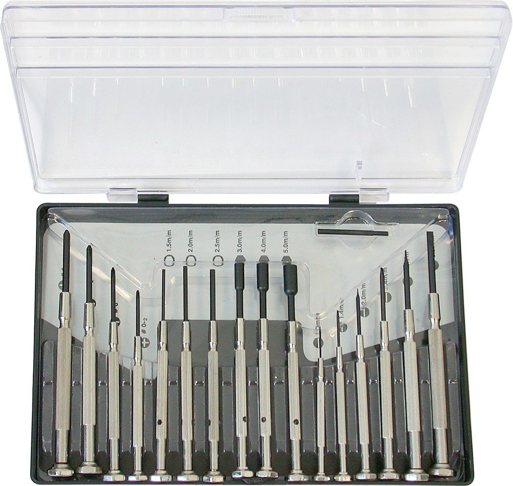 Hesse Uhrmacherschraubendreher- Satz 16- teilig Produktbild img1 L