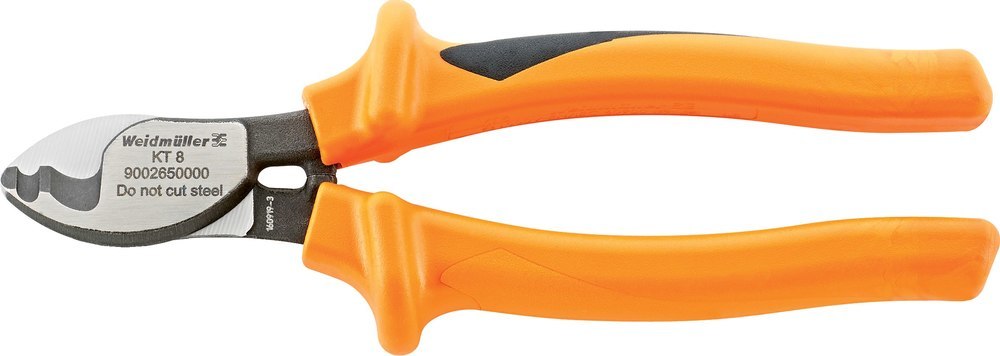 Weidmüller Kabelschere VDE mit Mehrkompo nenten-Griffen 185mm KT 8 VDE Produktbild img1 L