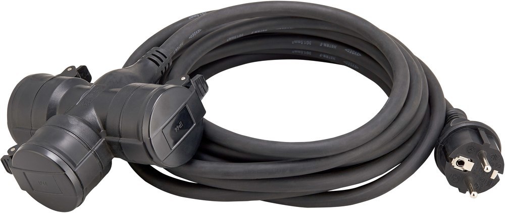 fortis Verlängerungskabel 3-fach H07RN-F3G1,5 10m Produktbild img1 L