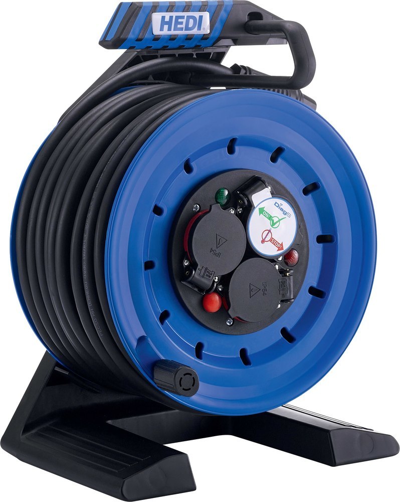 HEDI Vollkunststoff- Kabeltrommel Stecker-Typ E H07RN-F 3G2,5 30m Produktbild img1 L