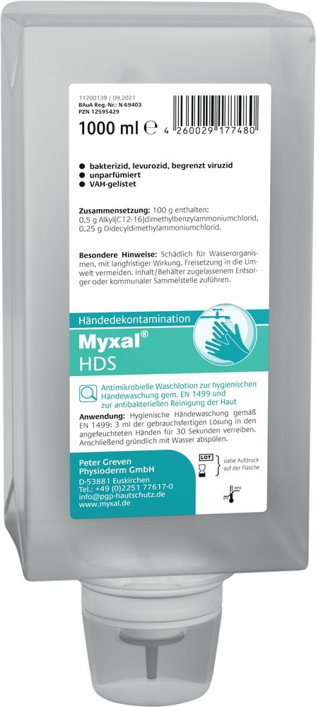 GREVEN Händedekontamanitation Myxal HDS, 1000ml Variof Produktbild img1 L