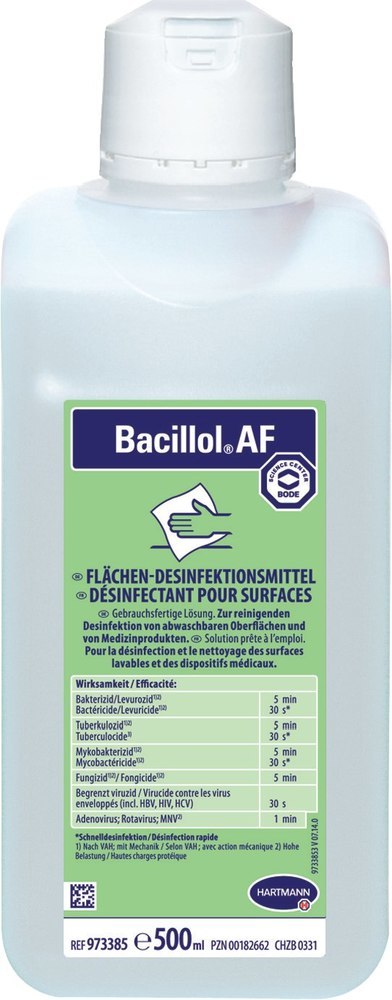 Bacillol Flächendesinfektion, AF,500ml Produktbild img1 L