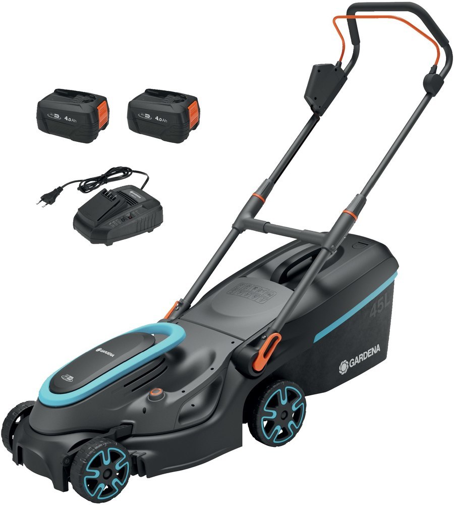 Gardena Akku-Rasenmäher PowerMax 37/36V P4A Ready-To-Use Set Produktbild img2 L