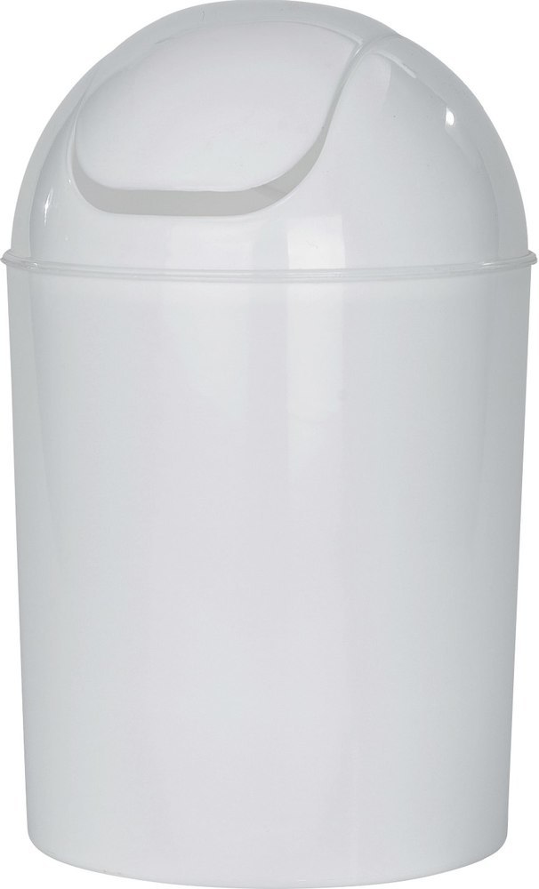 WENKO Schwingdeckeleimer Economic weiß K osmetikeimer Standartikel - Bad Produktbild img2 L