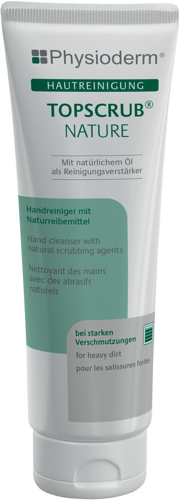 Physioderm Topscrub nature 250 ml Tube H andreiniger Naturreibem Produktbild img1 L