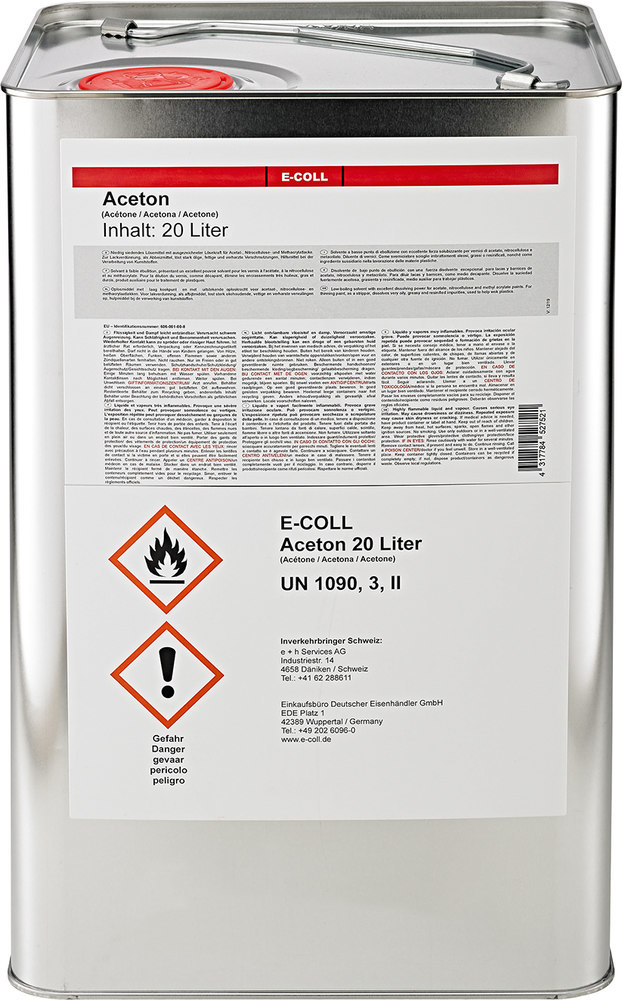 E-COLL Aceton 20L Kanister Produktbild img1 L