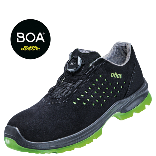 ATLAS Halbschuh SL 9205 XP BOA schwarz/neon-green S1P ESD Produktbild img1 L