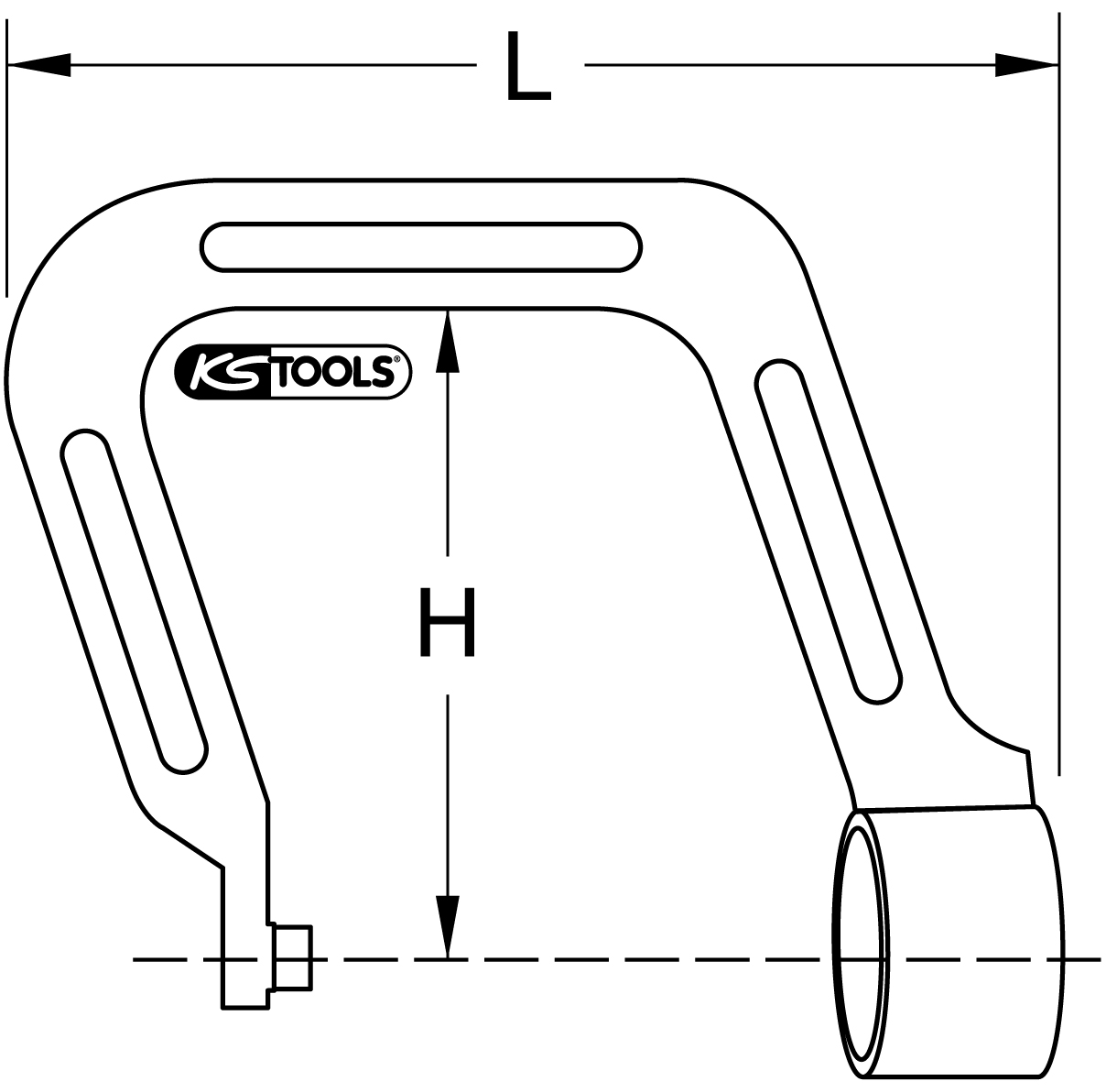 KS Tools Bügel, klein, für Fastdrill Produktbild img2 L