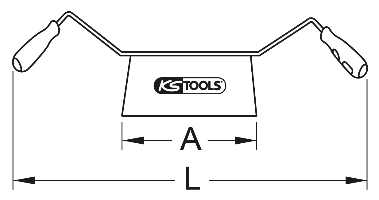 KS Tools BRONZEplus Zugmesser 650 mm Produktbild img2 L