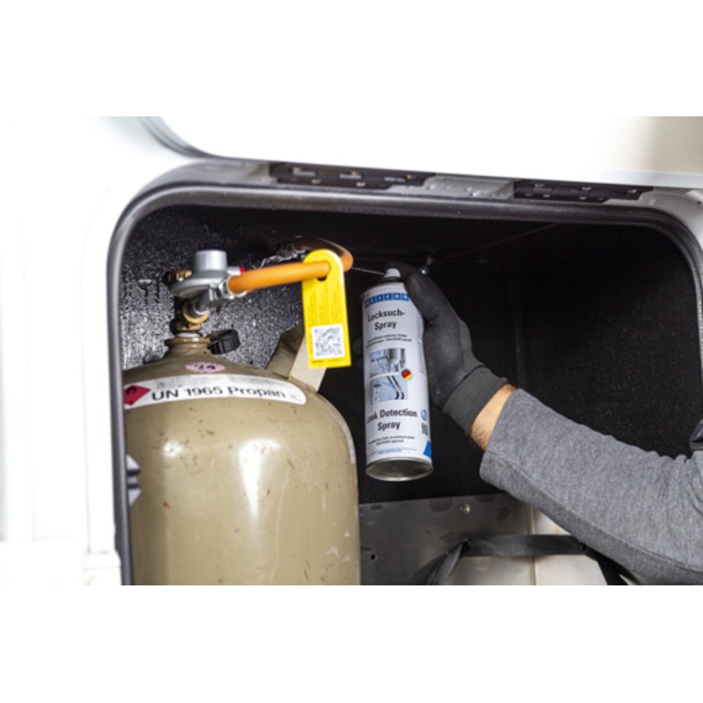 WEICON Lecksuch-Spray | Risse und Undichtigkeiten an Druckleitungen auffinden | 400 ml … Produktbild img4 L