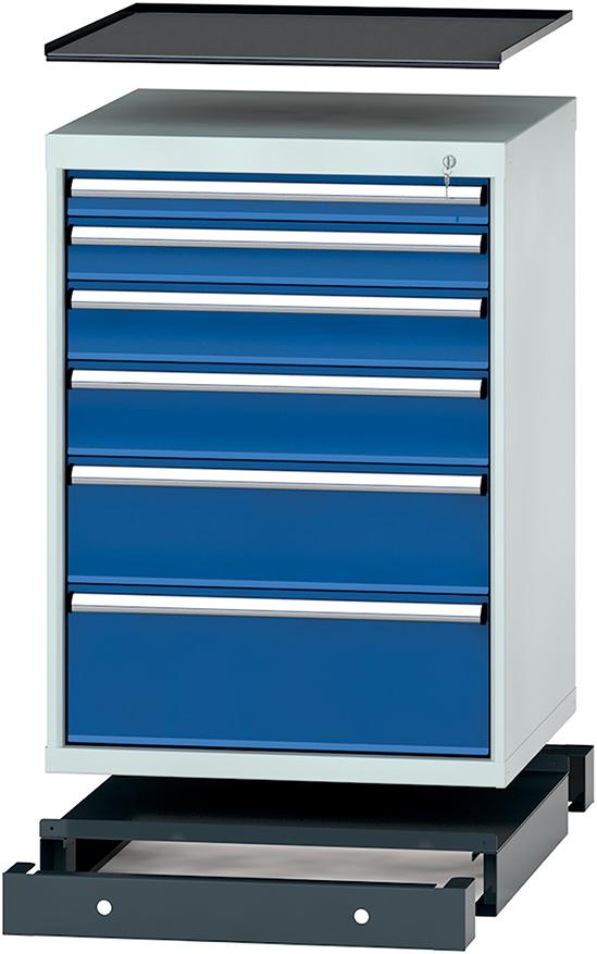 KLW Schubladenschrank 6 Schubladen 6 Schubladen Produktbild img2 L
