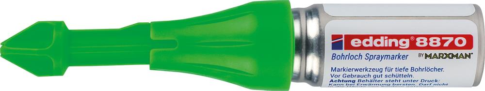 edding Bohrloch Spraymarker 8870 neongrün Produktbild img1 L