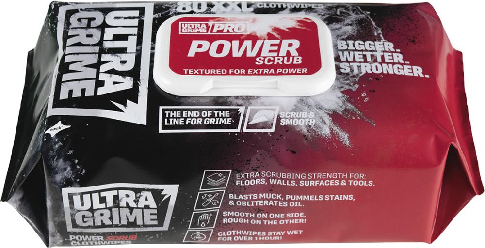 ULTRAGRIME Power Scheuer&Reinigungs- tuc h 80 Tücher / Pack Profigroßpackung Produktbild img1 L