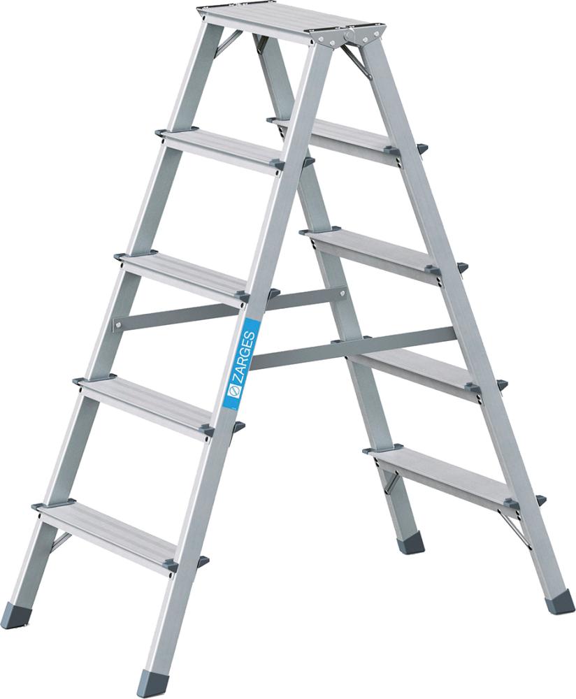 ZARGES Stufenstehleiter Scana B, beidseitig begehbar Produktbild img2 L