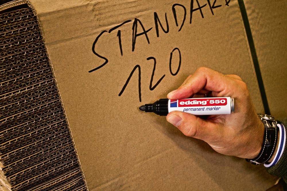 edding Permanentmarker 550 blau Produktbild img2 L