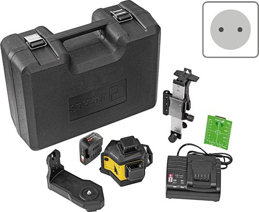 STABILA Multilinien-Laser LAX 600G 7-teilig mit Akku und Ladegerät Produktbild img1 L