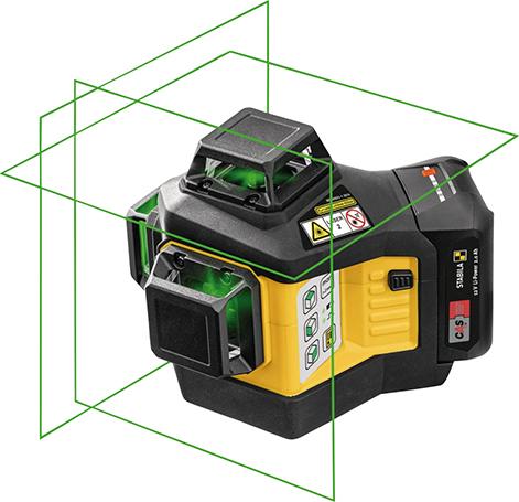 STABILA Multilinien-Laser LAX 600G 7-teilig mit Akku und Ladegerät Produktbild img2 L