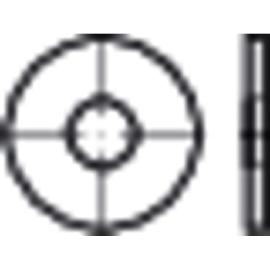 REYHER Flache Scheibe, Außen-ø ca. 3xD, DIN 9021 Stahl 140HV blank 6,4 x 18 x 1,6mm KP Produktbild