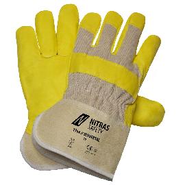 NITRAS UNIVERSAL, Kunstlederhandschuhe, naturfarben / gelb, EN 388 Produktbild