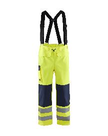 Blåkläder Flammschutz Regenhose Level 2 High Vis Gelb/Marineblau Produktbild