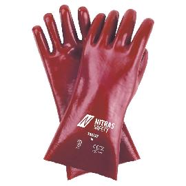 NITRAS PVC-Handschuhe, rot, EN 388 Produktbild