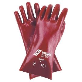 NITRAS PVC-Handschuhe, rot, EN 388 Produktbild