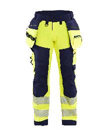 Blåkläder High Vis Softshell Arbeitshose High Vis Gelb/Marineblau Produktbild