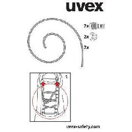 UVEX Schnürsenkel 95913 schwarz Produktbild