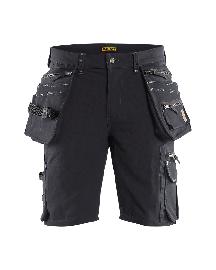 Blåkläder Handwerker Shorts 4-Wege-Stretch X1900 Dunkelgrau/Schwarz Produktbild