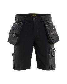 Blåkläder Handwerker Shorts 4-Wege-Stretch X1900 Schwarz Produktbild