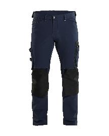 Blåkläder Handwerker Arbeitshose ohne Nageltaschen 4-Wege-Stretch X1900 Dunkel Marineblau/Schwarz Produktbild
