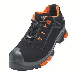 UVEX Halbschuhe 2 S1P 65011 schwarz, orange Weite 10 W10 Produktbild
