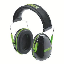 UVEX Kapselgehörschutz K1 2600001 schwarz, grün SNR 28 dB Größe L, M, S Produktbild