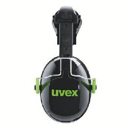 UVEX Kapselgehörschutz K1H 2600201 schwarz, grün SNR 27 dB Größe S, M, L Produktbild