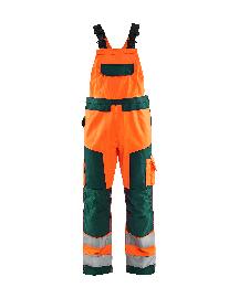 Blåkläder High Vis Latzhose High Vis Orange/Grün Produktbild