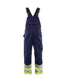 Blåkläder High Vis Latzhose Marineblau/ High Vis Gelb Produktbild