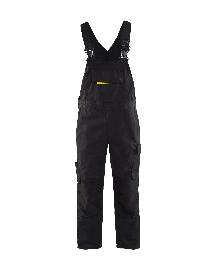 Blåkläder Latzhose mit Stretch Schwarz/Gelb Produktbild