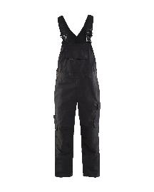 Blåkläder Latzhose mit Stretch Schwarz/Dunkelgrau Produktbild