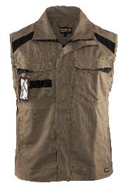 Blåkläder Arbeitsweste Industrie Khaki/Schwarz XXL Produktbild