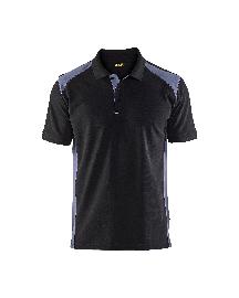Blåkläder Polo Shirt Schwarz/Grau Produktbild