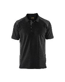 Blåkläder Polo Shirt Schwarz/Dunkelgrau Produktbild