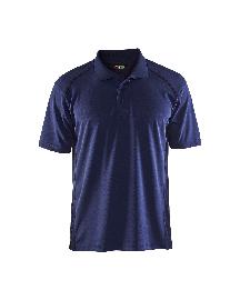 Blåkläder Polo Shirt mit UV Schutz Marineblau Produktbild