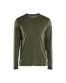 Blåkläder Merino Langarmshirt Waldgrün Produktbild