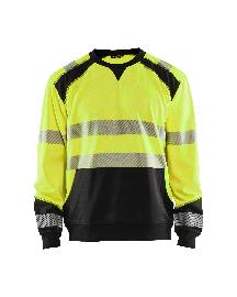 Blåkläder High Vis Sweatshirt High Vis Gelb/Schwarz Produktbild