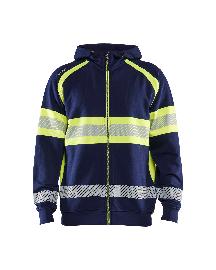 Blåkläder High Vis Kapuzenjacke Marineblau/ High Vis Gelb Produktbild